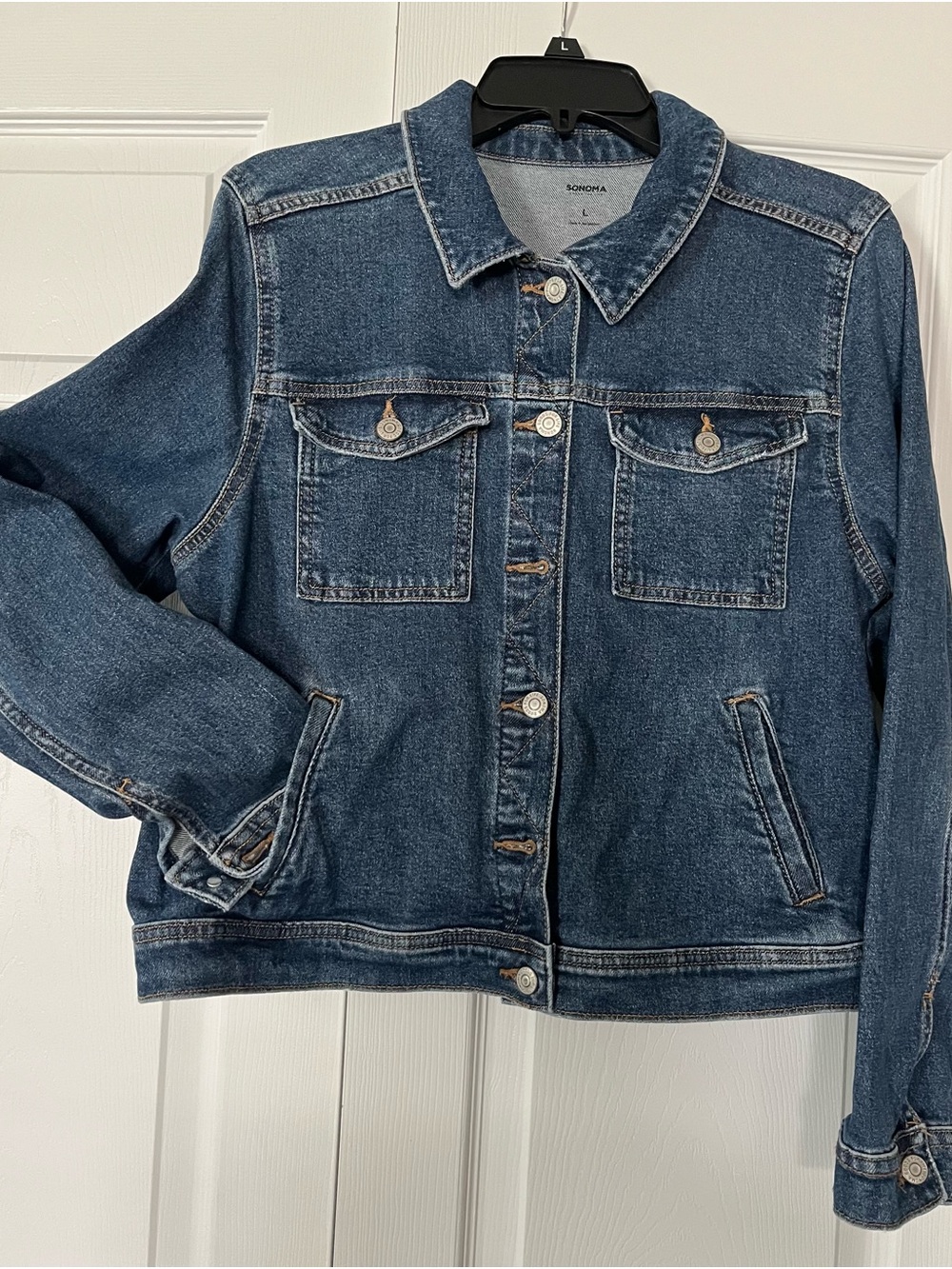 Sonoma Women's Medium Blue Denim Jacket